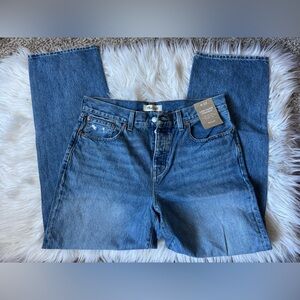 Madewell Low-Slung Straight Jeans